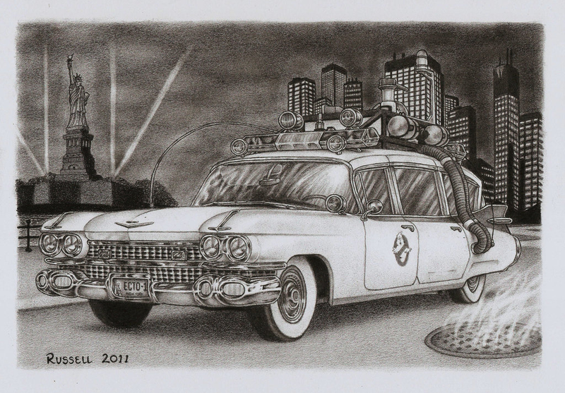 Illustration for article titled DeLoreans, Light Cycles and Landspeeders: Gorgeous Fan Art of Science Fiction's Coolest Rides